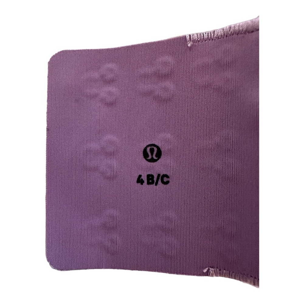 Lululemon Strong Front Sports Bra Medium Support Size 4 B/C Purple - Picture 6 of 7